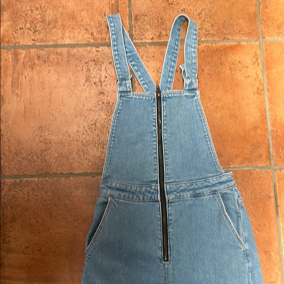 ROLLA'S Blue Flared Denim Overalls - Picture 4 of 8